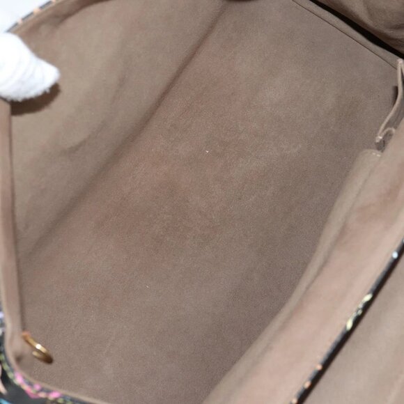 LOUIS VUITTON Monogram Multicolor Beverly GM Hand Bag Black - Picture 10 of 16